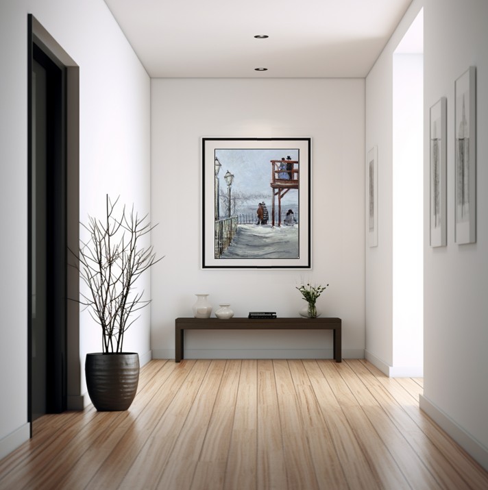 Concept of Painting within a living space